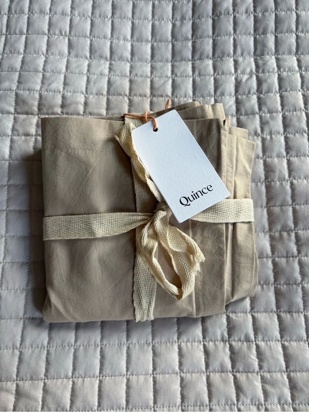 NWT Quince Brushed Cotton Euro Sham - Toffee